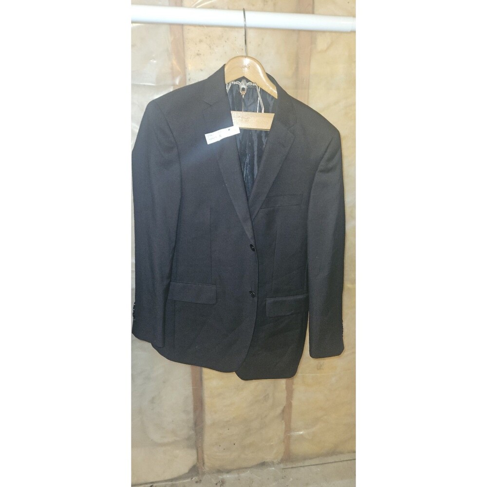 Angelo Rossi, men's size 42R black blazer 2 BUTTON